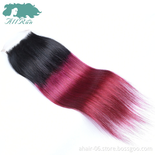 wholesale virgin hair color t1b 118 straight closure ; virgin hair extensions